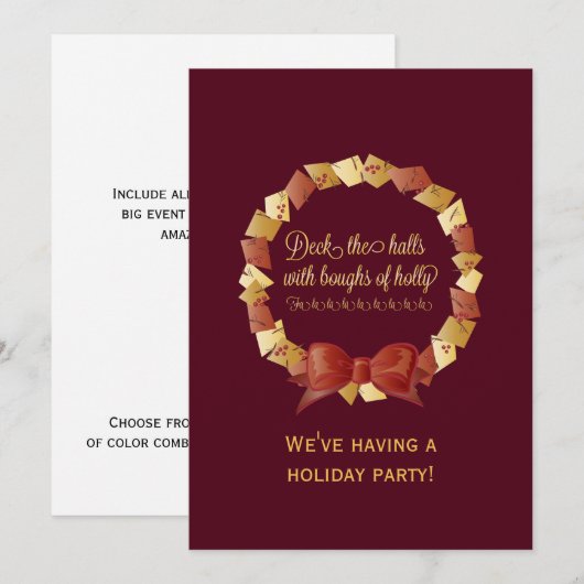 Het ontwerp van de halls Lyrics decoderen Kaart (Voorkant / Achterkant)