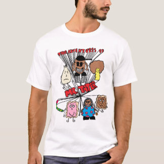 het ontwerp van de heer tater tshirt