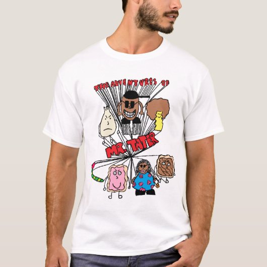 het ontwerp van de heer tater tshirt (Voorkant)