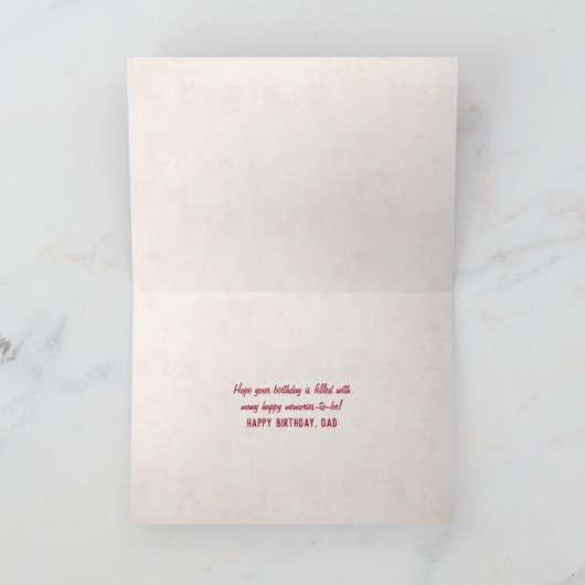 Het ontwerp van de helling met anker Birthday Kaart (Binnen)