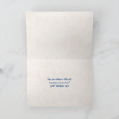 Het ontwerp van de helling met anker Birthday Kaart (Binnen)