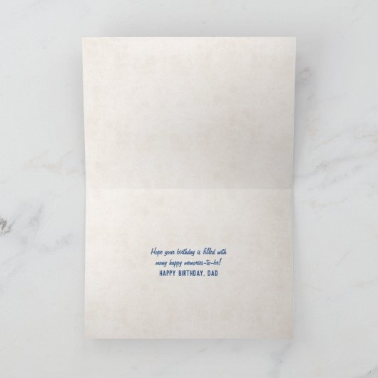 Het ontwerp van de helling met anker Birthday Kaart (Binnen)