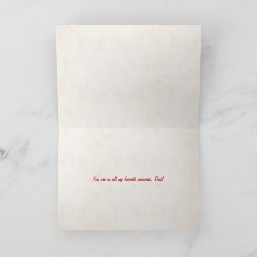 Het ontwerp van de helling met anker Vaderdag Kaart (Binnen)