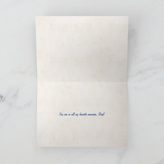 Het ontwerp van de helling met anker Vaderdag Kaart (Binnen)