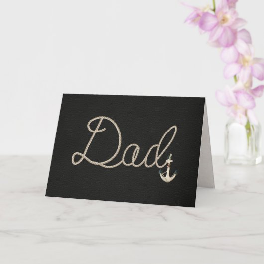 Het ontwerp van de helling met het anker van Pap's Kaart (Orchidee)