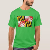 Het ontwerp van de Maryland State Flag T-shirt (Voorkant)