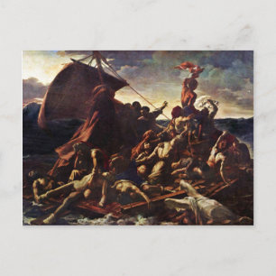 Het ontwerp van de Medusa, van Géricault Jean Loui Briefkaart