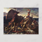 Het ontwerp van de Medusa, van Géricault Jean Loui Briefkaart (Voorkant)