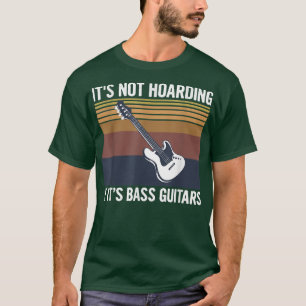 Het Ontwerp van de Muziek van de Bass Guitar voor T-shirt
