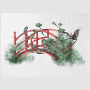 Het ontwerp van de Okinawa-reeks 22 Tissuepapier