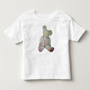 het ontwerp van de oude teddy - beer is van rode s kinder shirts