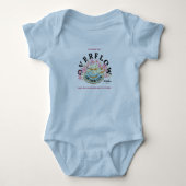 Het ontwerp van de overstroming van Baby Bodysuit  (Voorkant)