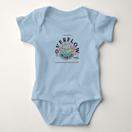 Het ontwerp van de overstroming van Baby Bodysuit 