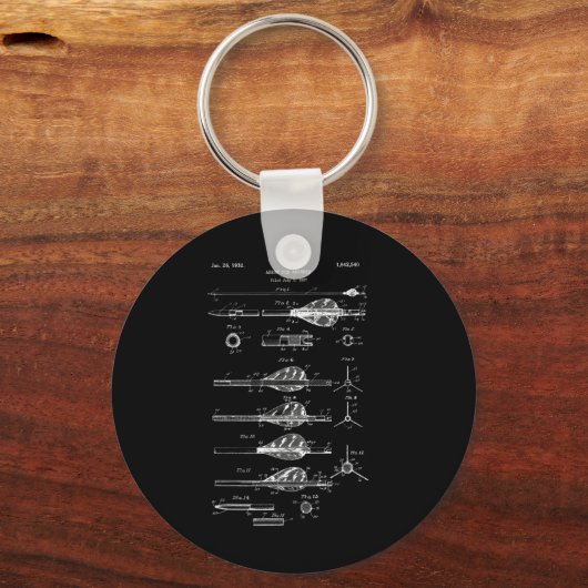 Het  ontwerp van de pijlstaart - het T-shirt van d Sleutelhanger (Voorkant)