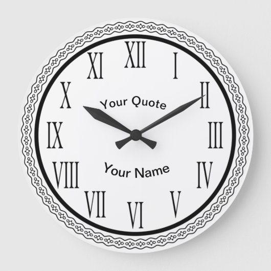 Het Ontwerp van de Ring van de grove met verticale Grote Klok (Voorkant)