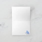 Het Ontwerp van de schaats Feestdagen Kaart (Binnen)