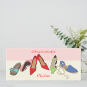 Het ontwerp van de Schoenen van de Partij - gepers Kaart (Staand voorkant)