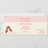 Het ontwerp van de Schoenen van de Partij - gepers Kaart (Achterkant)