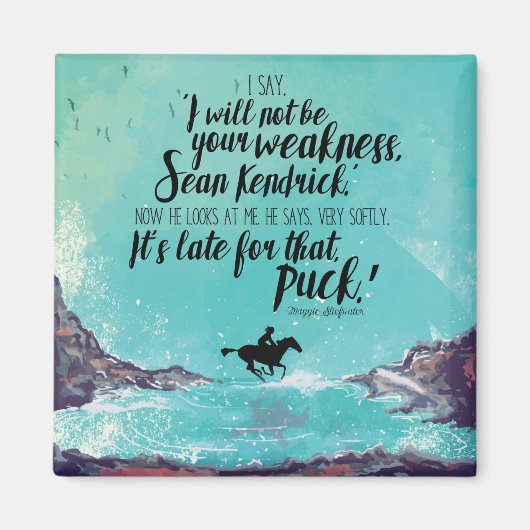 Het ontwerp van de Scorpio Races Magneet (Voorkant)