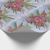 Het ontwerp van de Splendor van Rozen op verpakkin Cadeaupapier (Hoek)