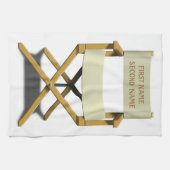 Het ontwerp van de stoel van de directeuren met uw theedoek (Horizontaal)