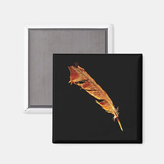 Het ontwerp van de Ventilator Bird-lover Crow van  Magneet (Voorkant / Achterkant)