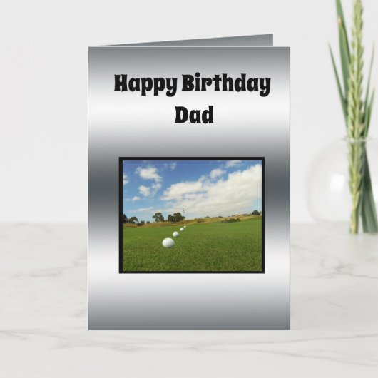 Het Ontwerp van de Verjaardag van de Vaders van Kaart (Voorkant)