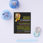 Het ontwerp van de verwijderingsdoos van het Man, Flyer (Enkel)