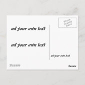 Het ontwerp van de vlag briefkaart (Achterkant)