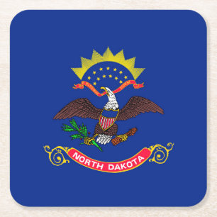 Het Ontwerp van de Vlag Staat van de Noord- van Kartonnen Onderzetters