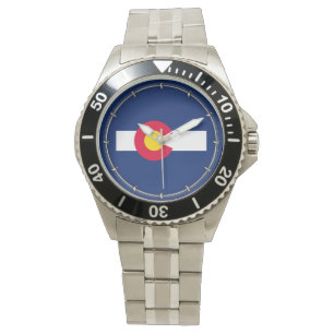 Het Ontwerp van de Vlag van de Staat van Colorado Horloge