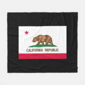 Het Ontwerp van de Vlag van de Staat van Fleece Deken (Voorkant (Horizontaal))