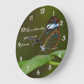 Het Ontwerp van de Vlinder van Glasswing "op van Grote Klok (Hoek)