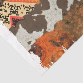 Het ontwerp van de Westerne reeks 12 Tissuepapier (Detail)