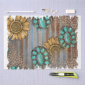 Het ontwerp van de Westerne reeks 15 Tissuepapier (Craft)