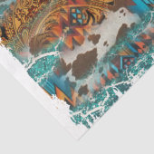 Het ontwerp van de Westerne reeks 16 Tissuepapier (Detail)