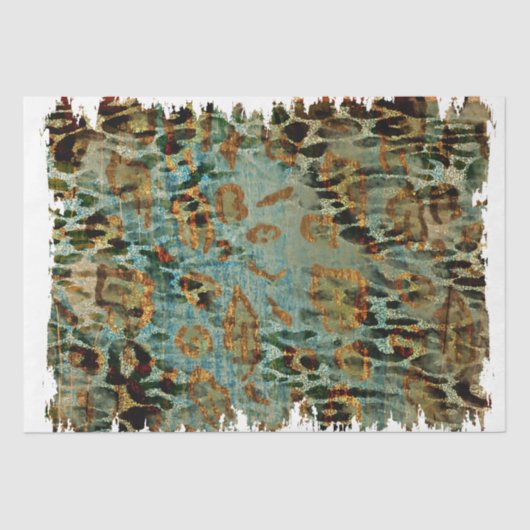 Het ontwerp van de Westerne reeks 18 Tissuepapier (Voorkant)