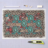 Het ontwerp van de Westerne reeks 24 Tissuepapier (Craft)