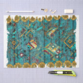 Het ontwerp van de Westerne reeks 27 Tissuepapier (Craft)