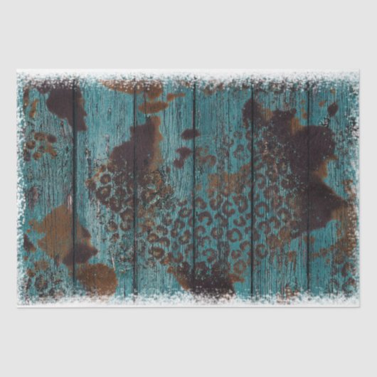 Het ontwerp van de Westerne reeks 28 Tissuepapier (Voorkant)