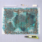 Het ontwerp van de Westerne reeks 32 Tissuepapier (Craft)