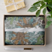 Het ontwerp van de Westerne reeks 7 Tissuepapier (Geschenk)