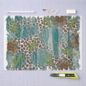 Het ontwerp van de Westerne reeks 7 Tissuepapier (Craft)