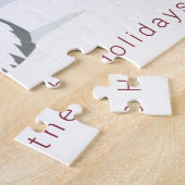 Het ontwerp van Gnome en rendier Scandinavian Tomt Legpuzzel (Zijkant)