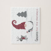 Het ontwerp van Gnome en rendier Scandinavian Tomt Legpuzzel (Verticaal)