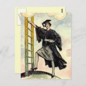 Het Ontwerp van het Afstuderen van het Succes van  Briefkaart (Voorkant / Achterkant)