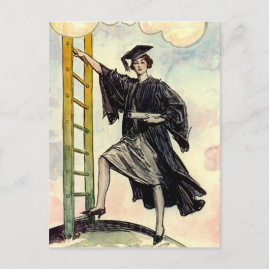 Het Ontwerp van het Afstuderen van het Succes van  Briefkaart (Voorkant)