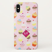 Het ontwerp van het bakkerijthema van de beker. Case-Mate iPhone case (Achterkant)
