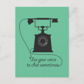 Het ontwerp van het citaat om mededeling aan te mo briefkaart (Voorkant)