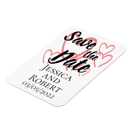 Het ontwerp van het hart sparen de datummagneet magneet (Linkerzijde)